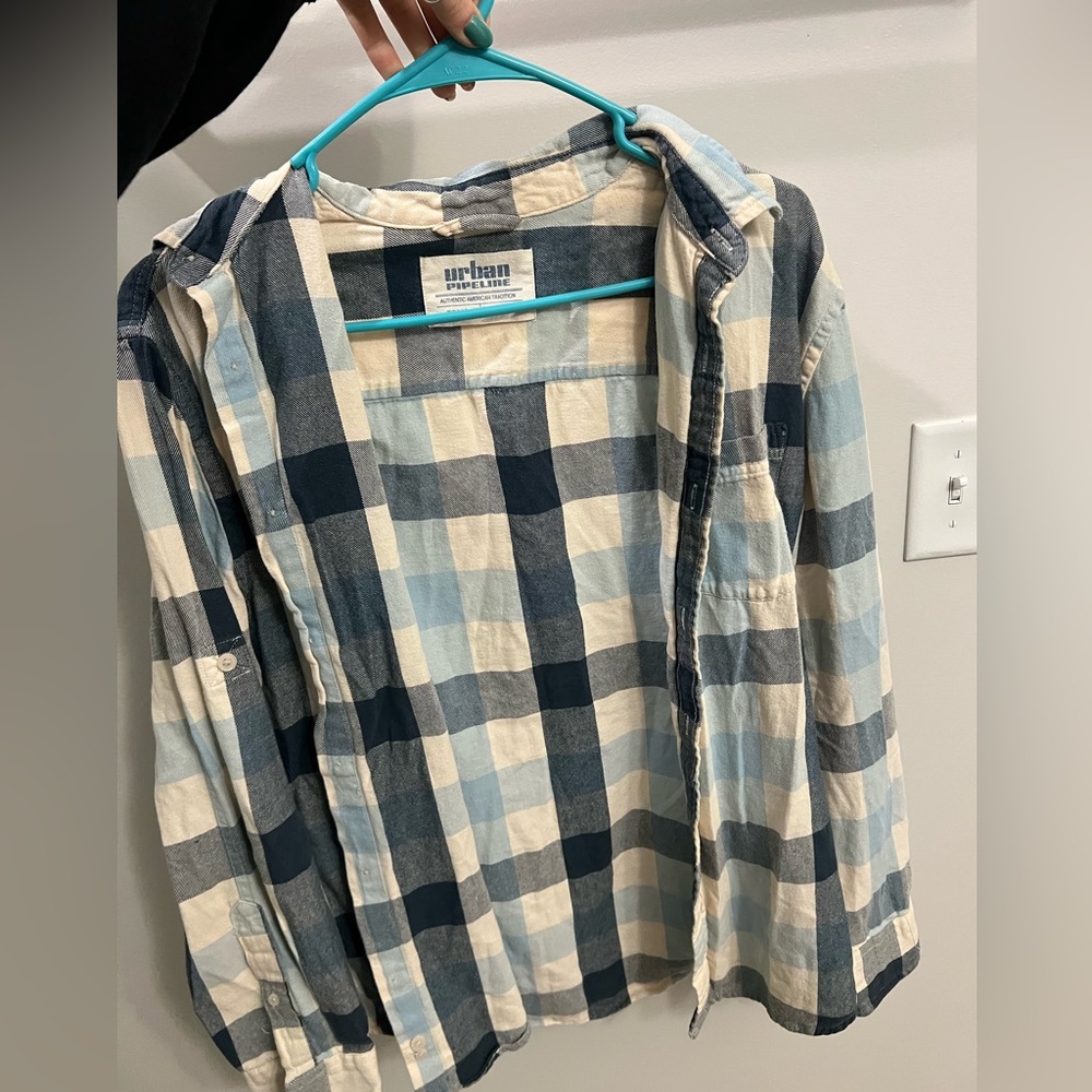 Urban pipeline plaid shirt